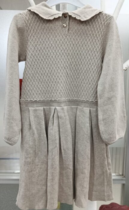 girls long pleat dress