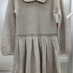girls long pleat dress