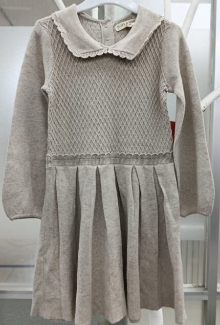 girls long pleat dress