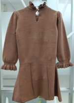 girls midi ruffle dress