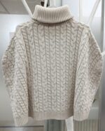girls roll neck poncho