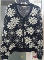 ladies button cardi